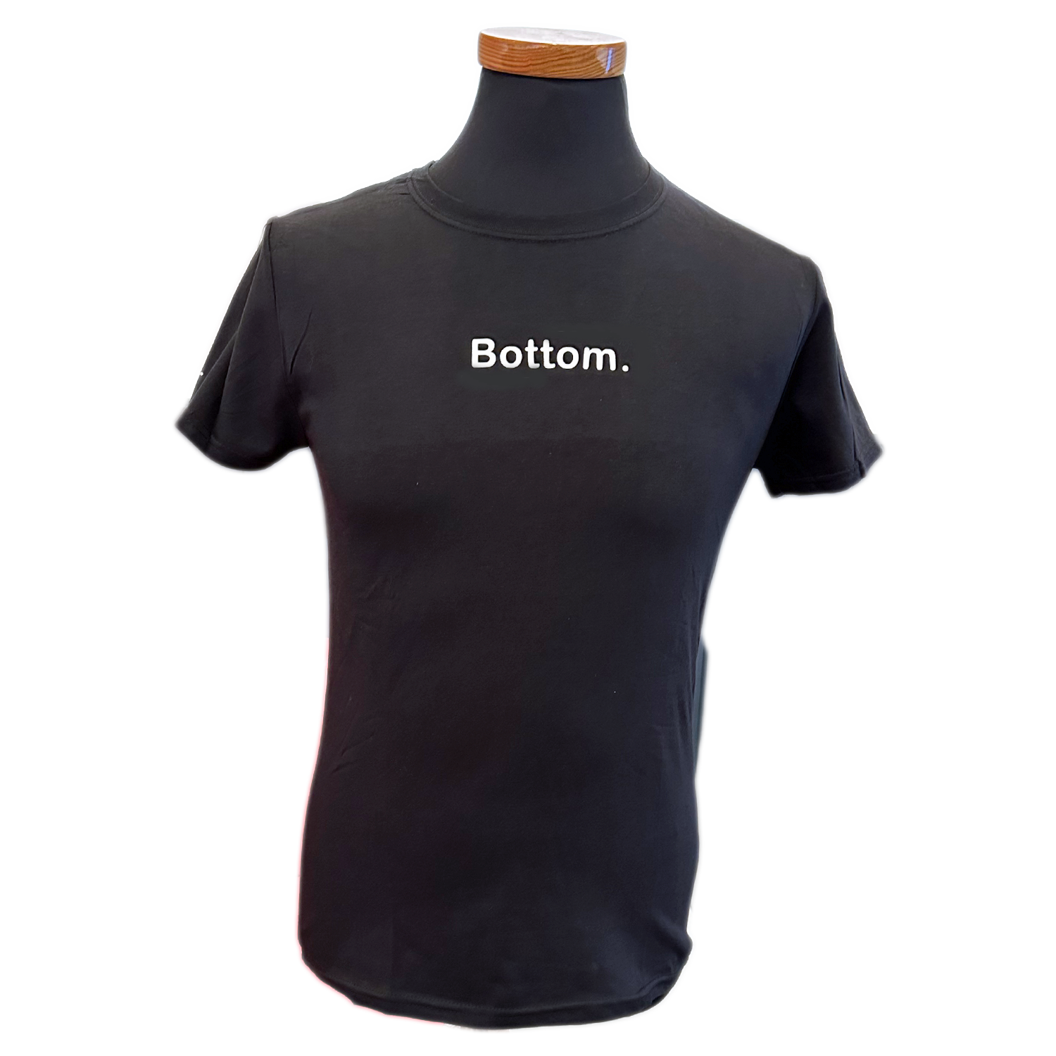 Unisex T-Shirt Bottom. black